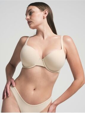 Skims Sand Beige 38C T-shirt Bra Wired